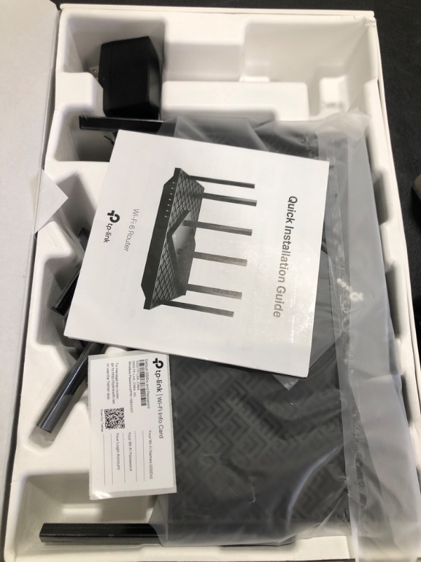 Photo 1 of TP-Link AX5400 WiFi 6 Router (Archer AX73)- Dual Band Gigabit Wireless Internet Router, High-Speed ax Router for Streaming, Long Range Coverage
