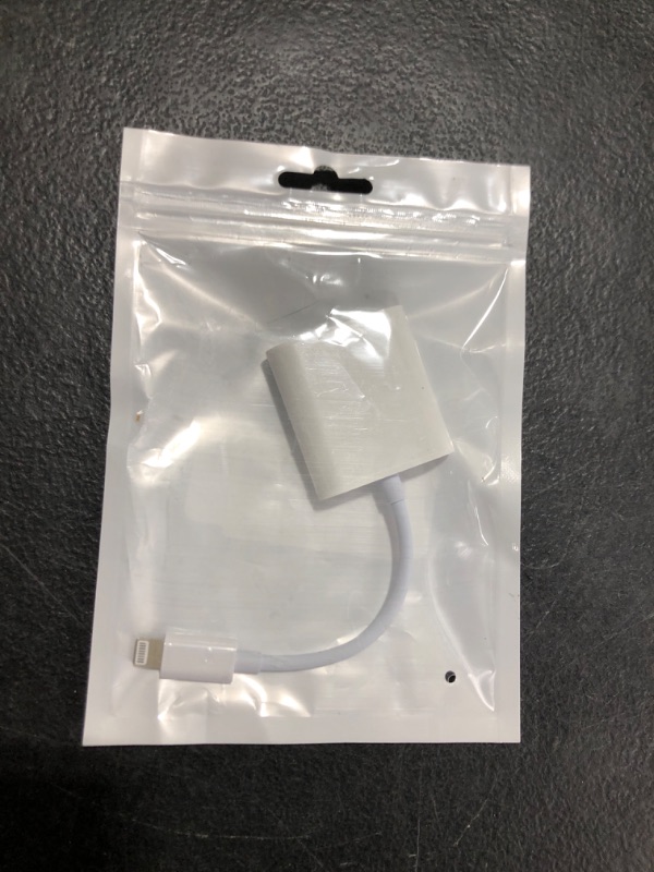 Photo 1 of [MFi Certified] SD Card Reader for iPhone 2 in 1 Dual Slot SD/TF Card Camera Memory Card Adapter for iPhone 14/13/12/11/X/XS/XR/8/7 iPad, Plug & Play