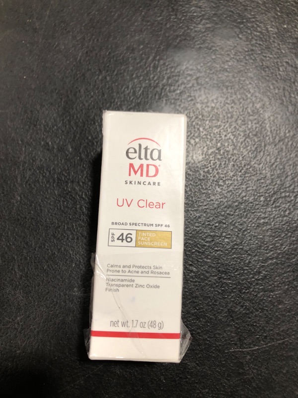 Photo 1 of EltaMD UV Clear Tinted Sunscreen for Face, SPF 46 with Zinc Oxide, Oil-Free, Dermatologist Recommended, For Acne-Prone Sensitive Skin, 1.7 oz