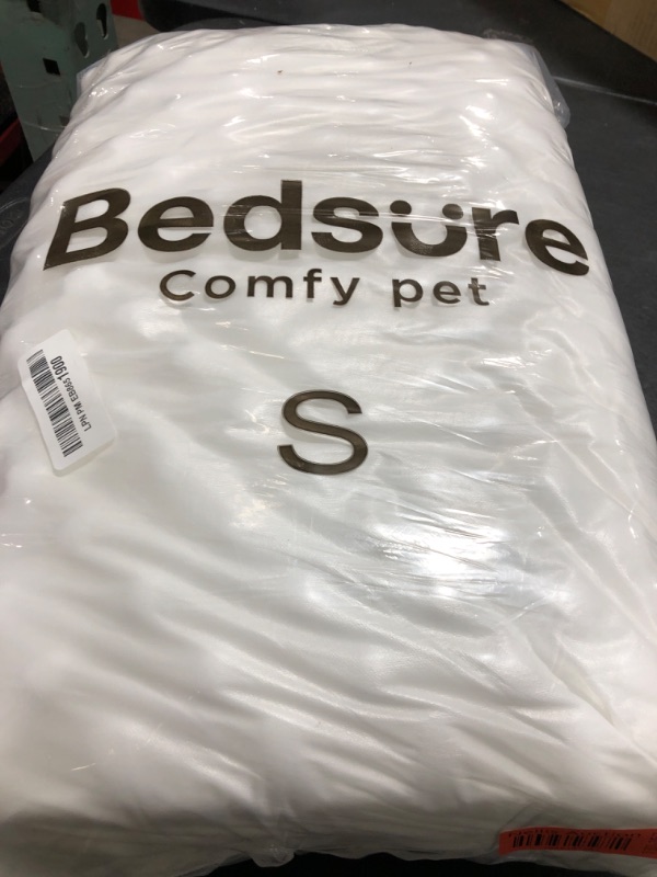 Photo 1 of Bedsure Small Orthopedic Dog Bed - Washable Bolster Dog Sofa Beds for Small Dogs, Supportive Foam Pet Couch Bed with Removable Washable Cover, Waterproof Lining and Nonskid Bottom Couch, Brown Checks