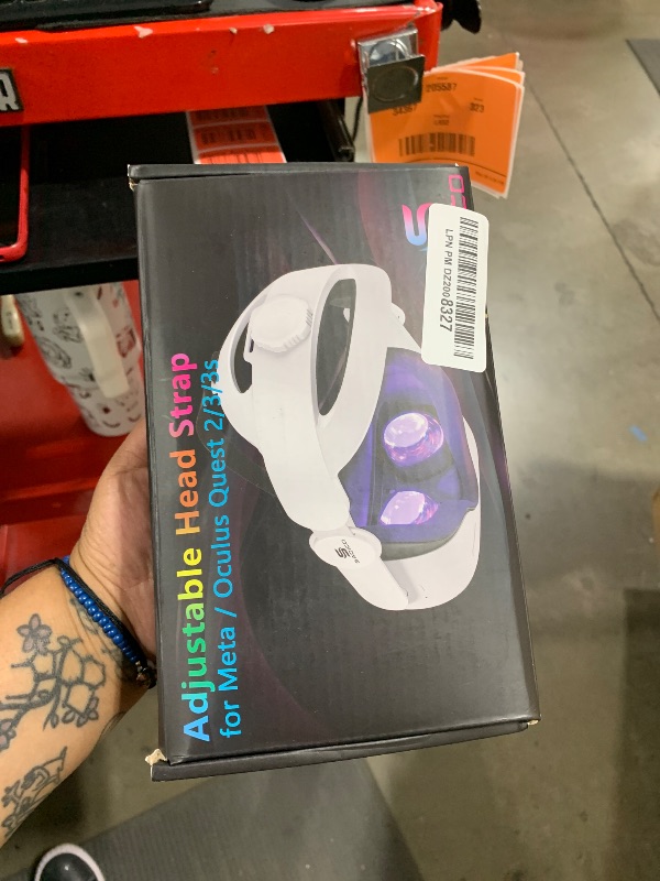 Photo 1 of Saqico Head Strap for Meta Oculus Quest 2/3/3s, 3-in-1 Adjustable Halo Headband, Replacement for Elite Strap, Enhanced Comfort Gaming Immersion VR Accessories Compatible with Oculus/Meta Quest 2/3/3s