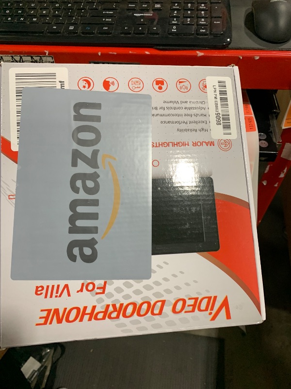 Photo 1 of AMOCAM Wired Video Intercom System, 7 Inches Video Doorbell Door Phone System, HD Camera Kits Support Unlock, Monitoring, Dual-Way Intercom for Villa Home Office Apartment