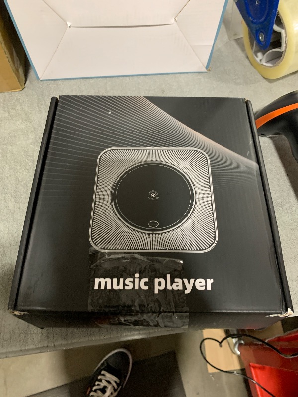 Photo 1 of Gueray CD Player Portable Bluetooth Desktop CD Player for Home with Timer Built-in HiFi Speakers with LCD Screen Display Boombox FM Radio USB Type-c