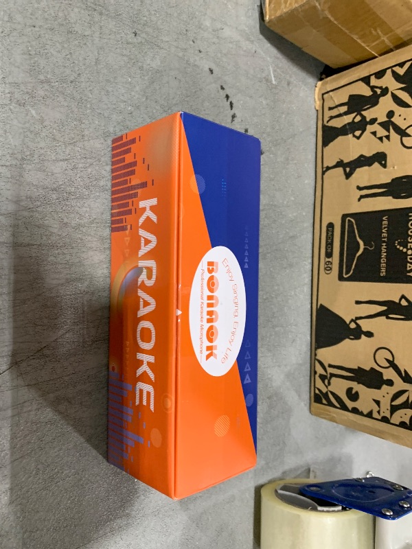 Photo 1 of BONAOK Karaoke Microphone for Kids & Adults - Instrument Wireless Microphones Bluetooth Singing Mic with Disco Lights, Echo Effect, Built-in Speaker Portable for Party Travel Gifts Q78(Rose Gold)