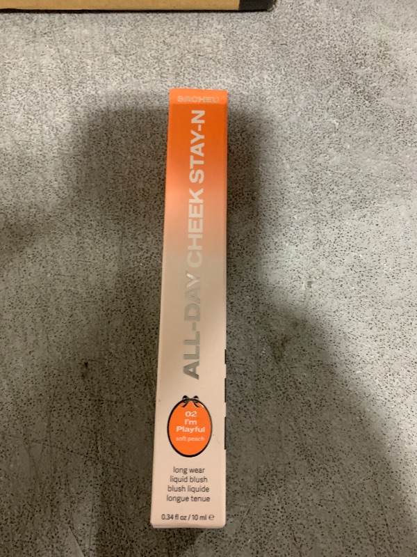 Photo 1 of Sacheu Cheek STAY-N Liquid Blush for Cheeks — High Pigment, Buildable, Lightweight Cream Blush Infused With Squalane, for Dewy & Radiant Flushed Cheeks — Long-lasting & Cruelty Free, I'm Playful