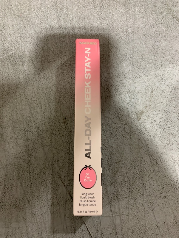 Photo 1 of Sacheu Cheek STAY-N Liquid Blush for Cheeks — High Pigment, Buildable, Lightweight Cream Blush Infused With Squalane, for Dewy & Radiant Flushed Cheeks — Long-lasting & Cruelty Free, I'm Cute
