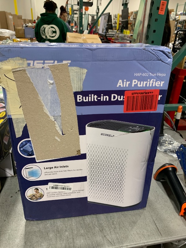 Photo 1 of Powerful Air Purifiers for Home Large Room Up to 1400 Ft² with Air Quality Monitor 20dB Sleep Mode, Air Purifier for Bedroom Office Living Room for Pets, Dust Smoke PoIIen Dander Smell HAP602