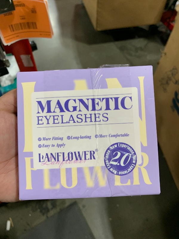 Photo 1 of Magnetic Eyelashes with Applicator Reusable Magnetic Lashes No Glue Needed Magnetic Eyelashes without Eyeliner Cat Eye Natural Look Magnetic Eyelashes Magnetic Lashes by Lanflower