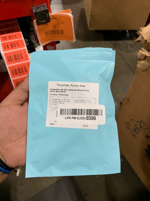 Photo 1 of Tbuymax 4 pc Pump Seals Compatible with Elvie Wearable Breast Pump Parts, Silicone Membrane Diaphragm Compatible with Elvie Pump Accessories, Not Original Pump Parts.
