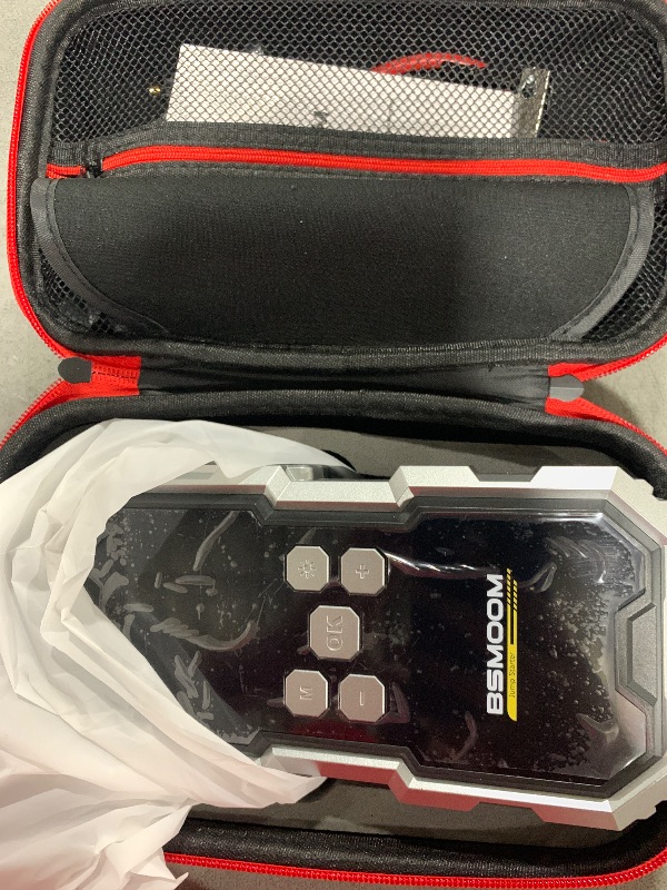 Photo 1 of Jump Starter with Air Compressor, 7000A 26800mAh 150PSI Portable Car Battery Jump Starter (All Gas/10.0L Diesel), Jump Box Portable Jumper Cables with 3.4" LCD Display, 2 Lights
