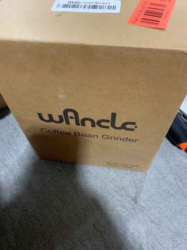 Photo 1 of Wancle Electric Burr Coffee Grinder - Adjustable with 28 Precise Grind Settings for 12 Cups - Professional Coffee Bean Grinder (Plastic, Silver)