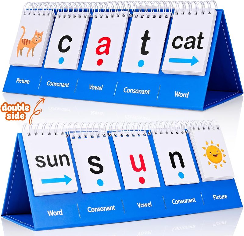 Photo 1 of CVC Words Games First Grade Classroom Must Haves, Phonics Games for Kindergarten First 2nd Grade, Sight Words Flash Cards Spelling Reading Preschool Learning Games Spelling Educational Toy Gifts
