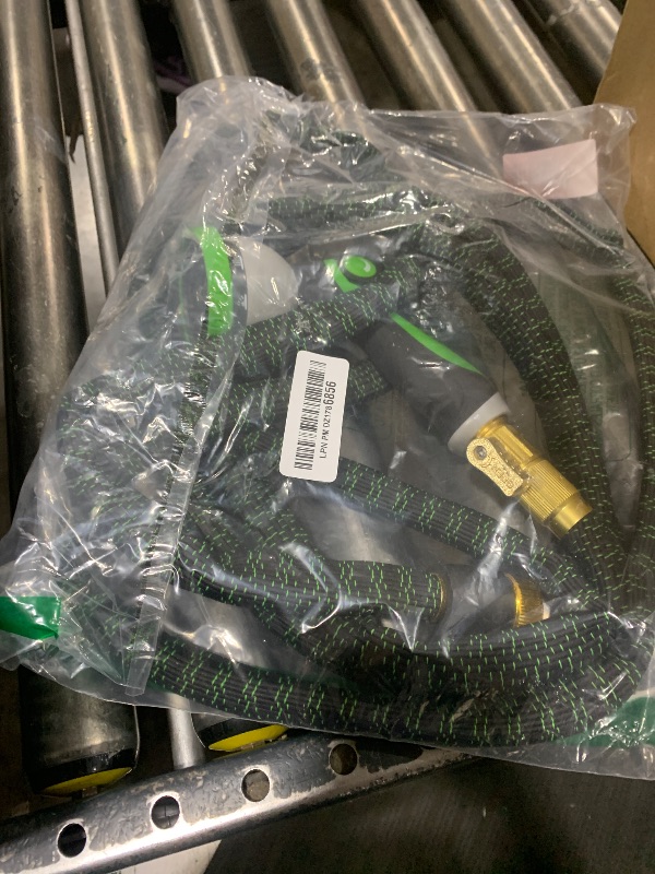 Photo 1 of Garden Hose 25 FT, NON-EXPANDABLE Heavy-Duty Flexible & Lightweight Water Hose with 10-Function Nozzle, No-Kink Design, Leak-Proof Super Fabric, Solid Fittings for Lawn, Car, RV