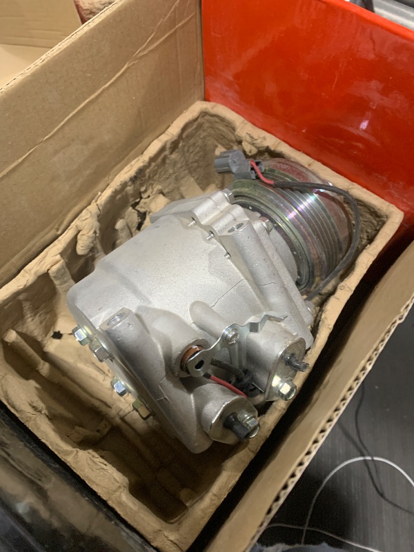 Photo 1 of A-Premium Air Conditioner AC Compressor with Clutch Compatible with Honda Civic 1992-1993, Civic del Sol 1993-1993, with 4 Groove Pulley