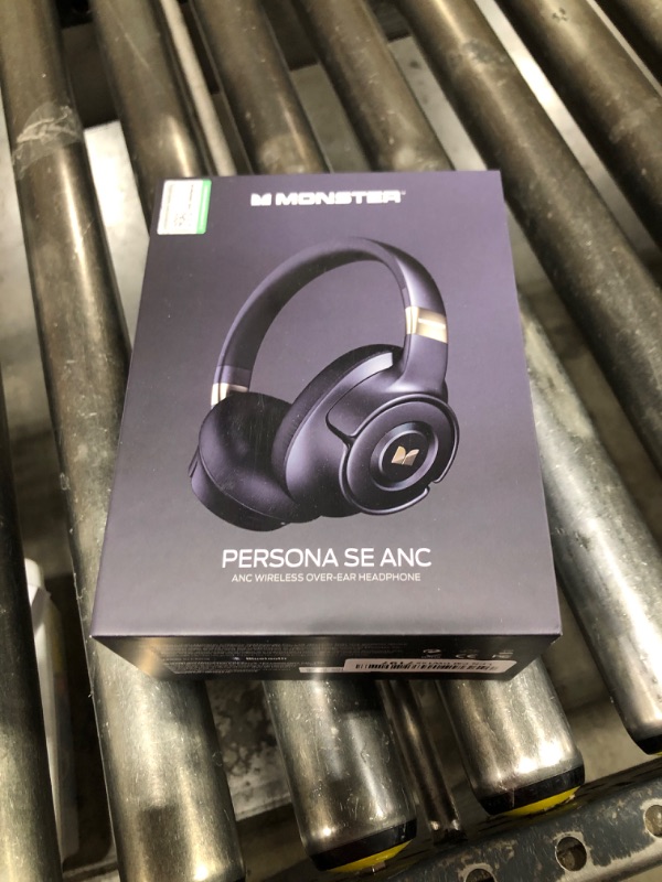 Photo 1 of Monster Persona SE ANC Active Noise Cancelling Headphones, Over Ear Bluetooth Headphones Wireless, 60H Playtime, HiFi Stereo Audio, Deep Bass, Built-in Mic, Memory Foam Ear Cups for Home (Black)