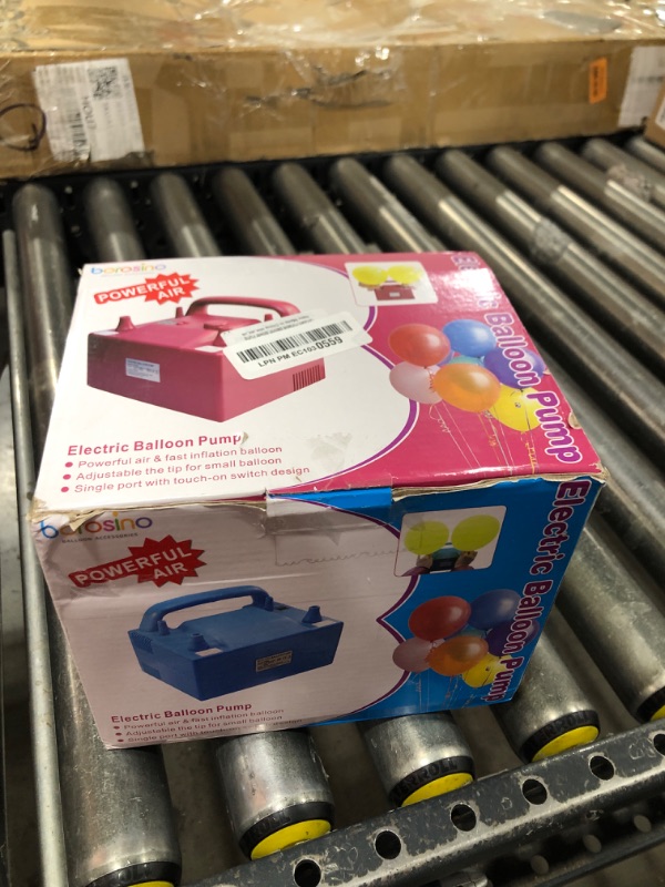Photo 1 of OriGlam Portable Electric Balloon Blower Pump, Dual Nozzle Balloon Air Inflator, 110V 680W with 2 Inflation Nozzles for Decoration