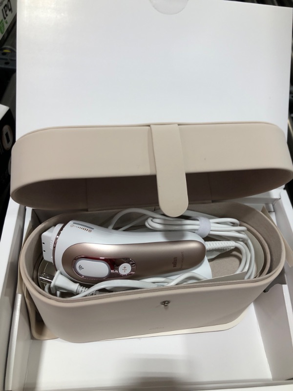 Photo 1 of Braun IPL Skin i·expert, at Home Laser Hair Removal, Permanent Visible Hair Reduction, Holiday Gifts for Women and Men with Free App, SMART IPL, Vanity Case, Venus Razor, 4 Smart Heads, PL7387