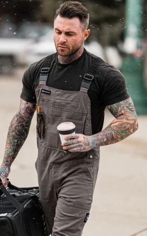 Photo 1 of FOREVER OVERALLS - GREY
