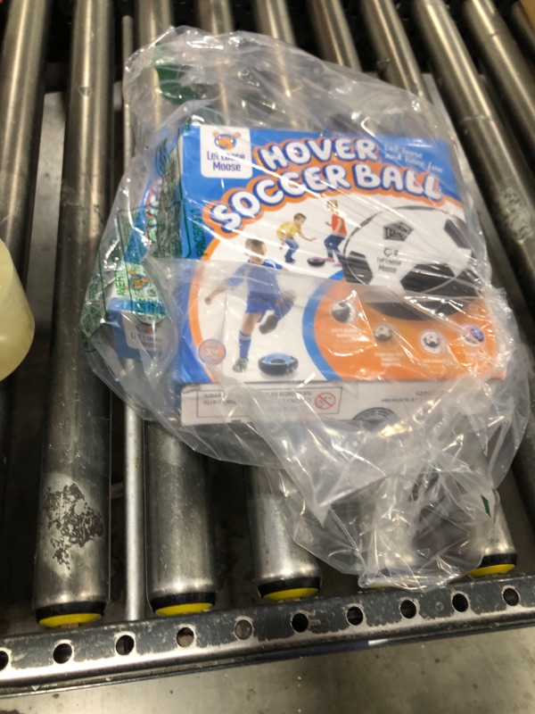 Photo 1 of Let Loose Moose Hover Soccer Ball, Set of 2 LED Soccer Ball Toys, Gifts for 8 Year Old Boys, Indoor LED Floating Football for 7 Year Old Kids, Boy Birthday Gifts Age 4-6, 6-8, 8-12 Fun Sport Toy