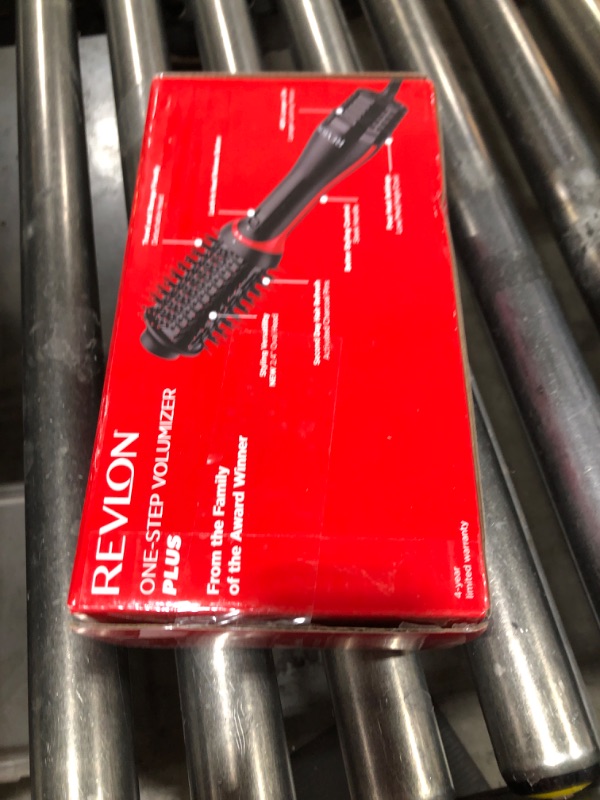 Photo 1 of REVLON One Step Volumizer PLUS Hair Dryer and Styler | More Volume, Less Damage, and More Styling Control for Easy and Fast Salon-Style Blowouts, Plus Travel Friendly (Black)