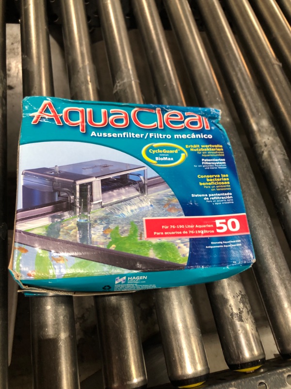 Photo 1 of AquaClear 50 Power Filter, Fish Tank Filter for 20- to 50-Gallon Aquariums (Packaging may vary)