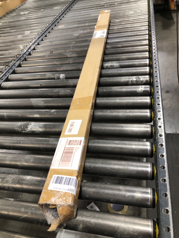 Photo 1 of 55" Weight Lifting Bar, 1" Standard Straight Barbell Bars for Weight lifting, Olympic Barbell Bar for Bench Press/Hip Thrusts/Squats/Lunges for Gym and Home, 2 Star Star-nuts (480lb Weight Capacity)