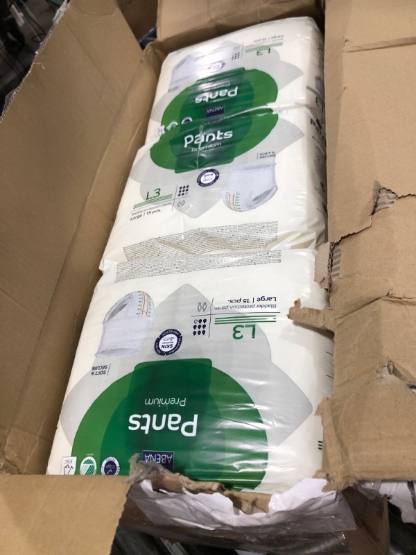 Photo 1 of Abena Premium Incontinence Protective Underwear, Abena Pants, Pull-ups, Heavy Absorbency, Level 3, Large, 90 Count