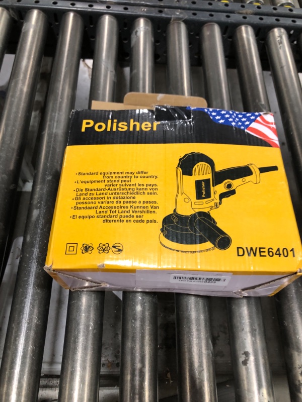 Photo 1 of Buffer Polisher, Car Polisher 110V 700W 5" Variable Speed Polisher Kit with 600-3700rpm/min Detachable Handle Rotary Car Buffer Polisher Waxer, for Boat,Car Polishing and Waxing
