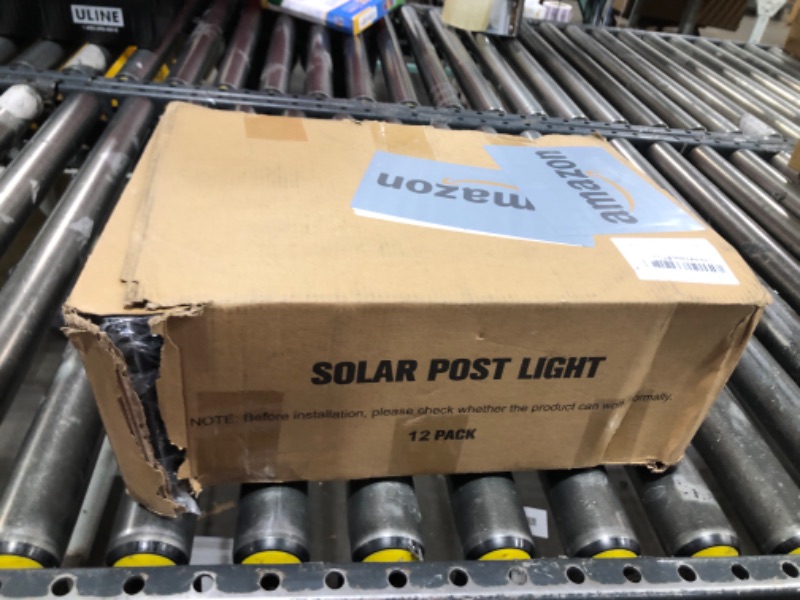Photo 1 of JOFIOS Solar Post Cap Lights Outdoor 12pack, Waterproof Solar Powered Deck Fence Post Lights for 4x4 Wood/Vinyl Posts, Solar Outdoor LED Light with Cool/Warm Lighting Decorate Garden Patio Porch…