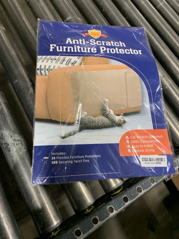 Photo 1 of Stelucca Amazing Shields Cat Scratch Deterrent - 18-Pack, 17-inch x 12-inch Furniture Protectors from Cats for Couch - Clear, Anti-Scratch Pad and Sofa Protector…