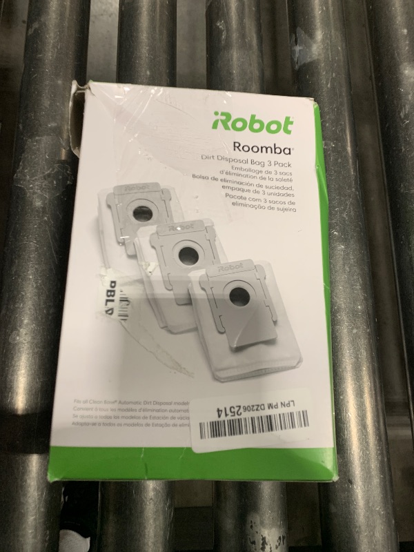 Photo 1 of iRobot Authentic Replacement Parts - 3 Count (Pack of 1) Dirt Disposal Bags Compatible with Roomba Clean Base Models i1+, i3+, i4+, i5+, i7+, i8+, Combo j8+, j9+