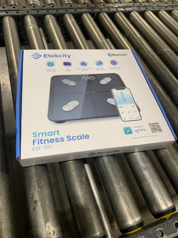 Photo 1 of Etekcity Smart Scale for Body Weight FSA HSA Store Eligible, Bathroom Digital Weighing Scale with BMI, Body Fat, Muscle Mass, Accurate Bluetooth Home User Health Equipment Sync Apps