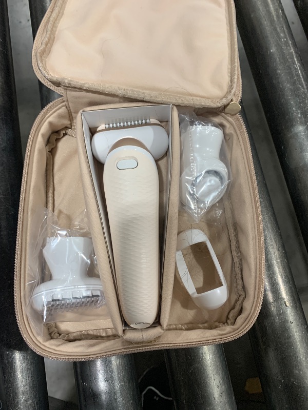 Photo 1 of Braun Epilator Silk-épil 9 Flex SkinSpa, Hair Removal Device, 360 Flex and Pivoting Head, Wet and Dry, Includes Shaver Head, Trimmer Comb, Massage Pad, Exfoliation Brush and BodyTrimmer, SES9-481 3D
