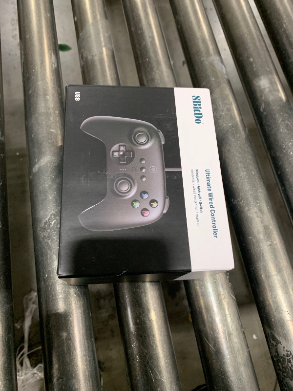 Photo 1 of 8BitDo Ultimate Wired Controller, USB Wired Controller for PC Windows 10, Android, Steam Deck, Raspberry Pi and Switch (Black)