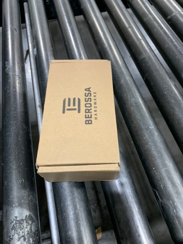 Photo 1 of BEROSSA 5 Inch Screw Spacing, Polished Chrome Wide Flat Modern Pulls, Kitchen Cabinet Handles, Pack of 10 | Solid Furniture Hardware for Cupboard Door Bedroom Dresser Drawer Bathroom Vanity 1648