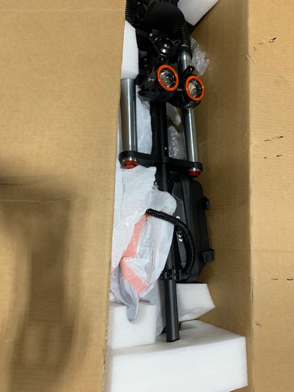 Photo 1 of Electric Kick Scooter High Power Dual Drive 5600W Motor,Up to 50 MPH & 60 Miles Range, 11" Vacuum Off-Road Tire, Adult Electric Scooter with Foldable Seat Removable