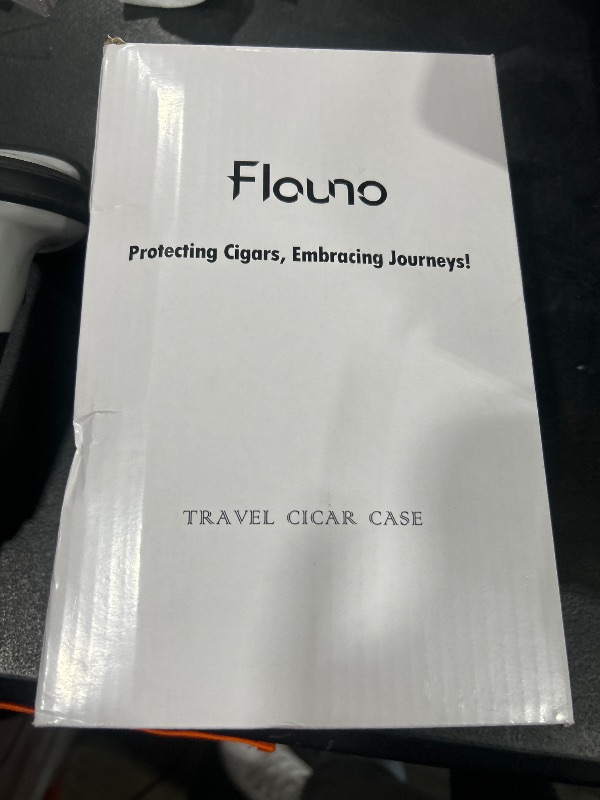 Photo 1 of Flauno Travel Cigar Humidor Case - Portable Humidor Kit with Lighter (Without Gas), Cutter, Holder, Humidifier & Dropper, Waterproof, Crushproof, Airtight Seal (Holds up to 10 Cigars)