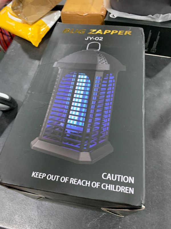 Photo 1 of Bug Zapper Indoor Outdoor, 4200V Electric Mosquito Zapper, Bug Zapper Outdoor, Fly Traps, Fly Zapper, Mosquito Killer Indoor 3 Prong Plug, 90-130V, ABS Plastic Outer