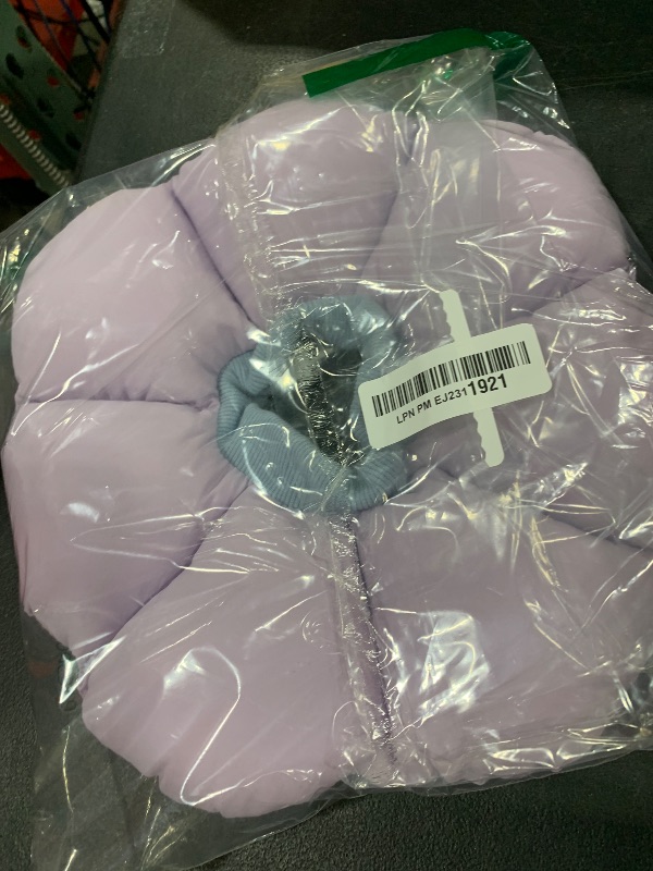 Photo 1 of Cat Cone Collar,Cute Waterproof Cat Recovery Collar,Anti-Bite Lick Wound Healing Safety Elizabethan e Collar for Cats,Purple Flower All-Season Style…