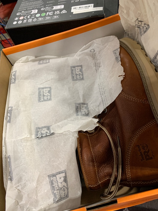 Photo 1 of Timberland PRO Men's Barstow 6 Inch Alloy Safety Toe Industrial Wedge Work Boot, Brown-2024 NEW, 11M