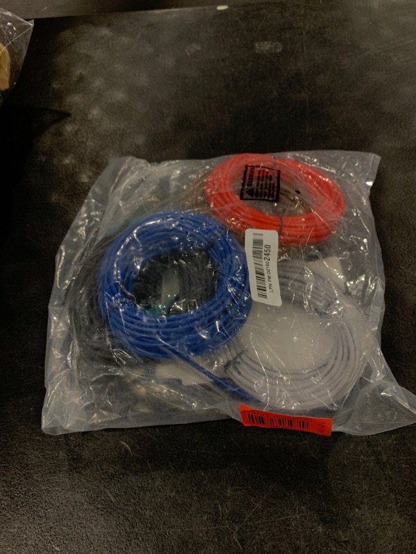 Photo 1 of 16 Gauge Wire (6-Pack Black/Red/Grey/Blue/Green/Brown, Each 25 FT), Low Voltage Automotive Primary Harness Wire for Battery, Car Audio, Remote Trailer, Security Alarm, Hook Up Wiring, 16AWG CCA, DIY
