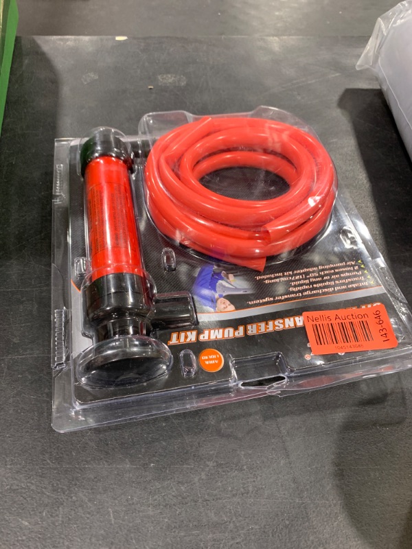 Photo 1 of HORUSDY Multi-Use Siphon Fuel Transfer Pump Kit for Gas Oil and Liquids