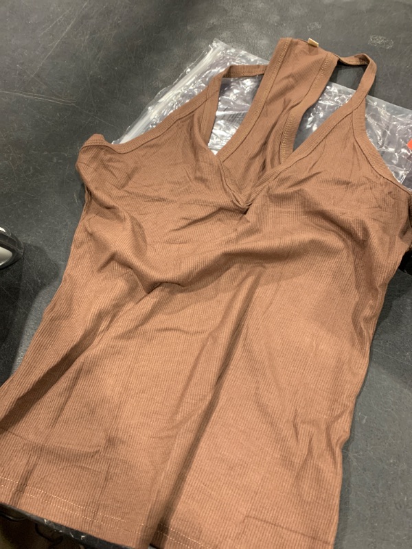 Photo 1 of brown womens L tank top 