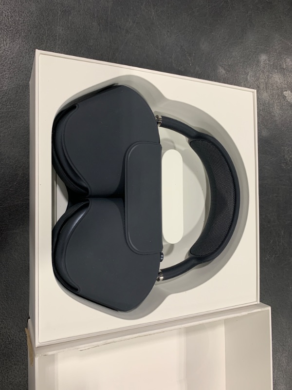 Photo 1 of Apple AirPods Max Wireless Over-Ear Headphones, Pro-Level Active Noise Cancellation, Transparency Mode, Personalized Spatial Audio, USB-C Charging, Bluetooth Headphones for iPhone - Midnight