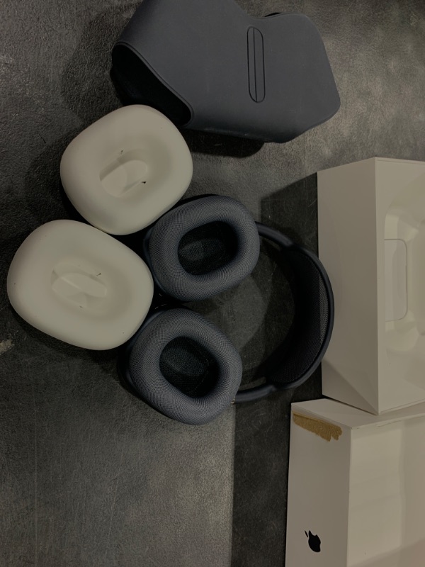 Photo 1 of Apple AirPods Max Wireless Over-Ear Headphones, Pro-Level Active Noise Cancellation, Transparency Mode, Personalized Spatial Audio, USB-C Charging, Bluetooth Headphones for iPhone - Midnight