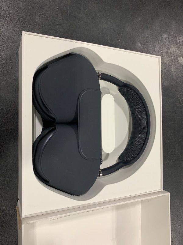 Photo 1 of Apple AirPods Max Wireless Over-Ear Headphones, Pro-Level Active Noise Cancellation, Transparency Mode, Personalized Spatial Audio, USB-C Charging, Bluetooth Headphones for iPhone - Midnight