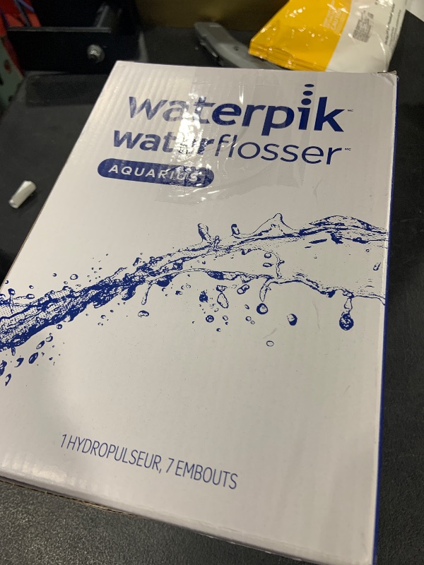 Photo 1 of Waterpik Aquarius Water Flosser For Teeth Cleaning, Gums, Braces, Dental Care, Electric Power With 10 Settings, 7 Tips For Multiple Users And Needs, ADA Accepted, White WP-660, Packaging May Vary