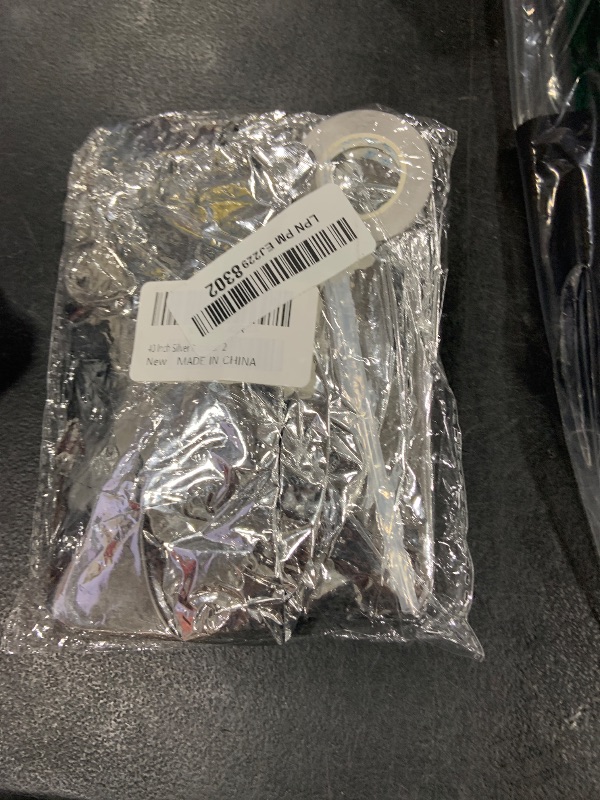 Photo 1 of Beeyaky 40 Inch Silver Number 2 Balloon, Mylar Foil, 1 Count, Perfect for Party, Wedding, Bachelorette, Birthday, Bridal Shower, Graduation, Anniversary Celebrations