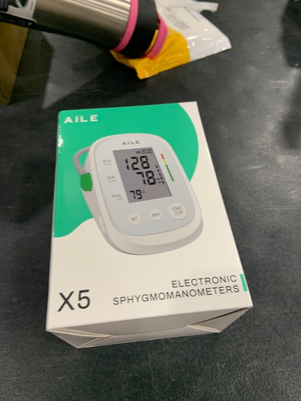 Photo 1 of Blood Pressure Monitor, AILE Blood Pressure Machine Upper Arm Large Cuff(8.7"-16.5"), High Automatic Blood Pressure Monitors Cuff for Home Use, (BP) Manual Arm Blood Pressure Monitors, 2 * 99 Memory