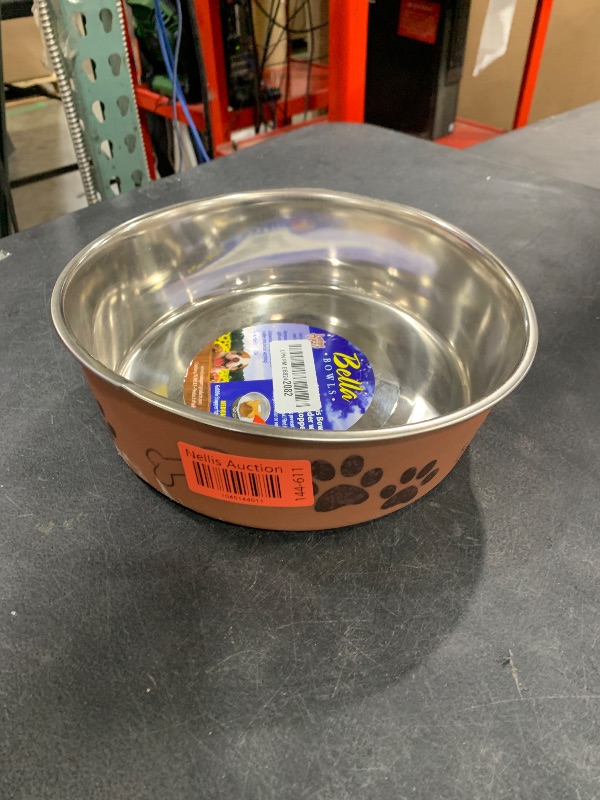 Photo 1 of Loving Pets Bella Dog Bowls- Stainless Steel Dog & Cat Bowls - Spill Proof Dog Food Bowl, Cat Bowl, Puppy Essentials & Pet Supplies Great for Home & Travel (Medium 20-25 lbs, Paparazzi Pink)